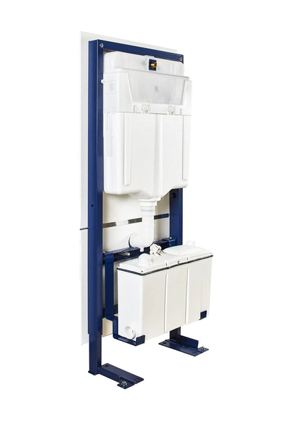 Sani-Wand Wall: bâti support Grohe +broyeur